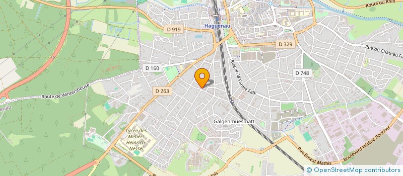 localisation de l'entreprise SCI LA GARE  HAGUENAU