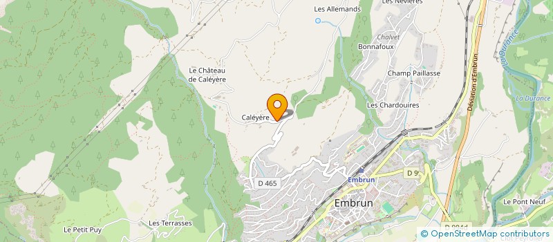 localisation de l'entreprise SCI LA GARE  EMBRUN