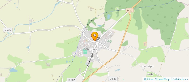 localisation de l'entreprise SCI LA GARE  DAON