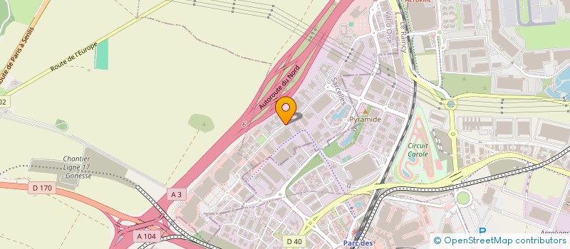 localisation de l'entreprise SCI LA GARENNE 2  ROISSY-EN-FRANCE