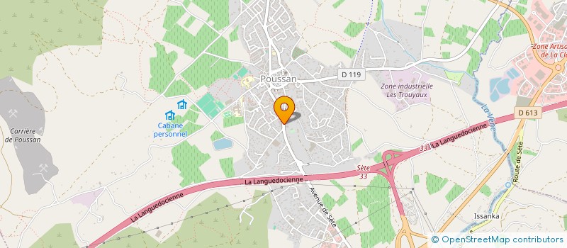 localisation de l'entreprise SCI LA GARENNE  POUSSAN