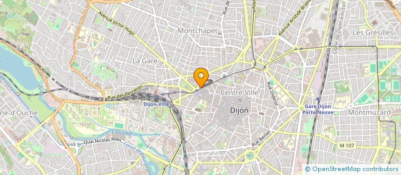 localisation de l'entreprise SCI LA GARENNE  DIJON