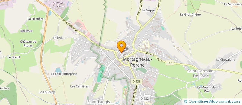 localisation de l'entreprise SCI LA GARENNE à MORTAGNE-AU-PERCHE