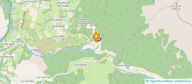 localisation de l'entreprise SCI LA GARENNE  CROTS