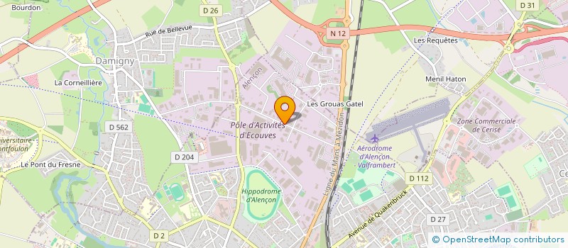 localisation de l'entreprise SCI LA GARENNE à ALENCON