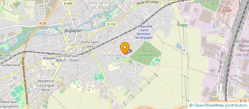 localisation de l'entreprise SCI LA GARENNE  LA NORVILLE