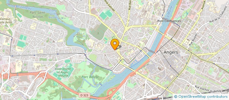 localisation de l'entreprise SCI LA GARENNE à ANGERS