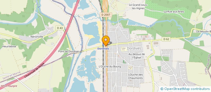localisation de l'entreprise SCI LA GARENNE à DORDIVES