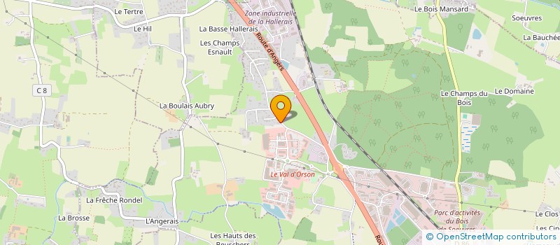 localisation de l'entreprise SCI LA GARENNE  VERN-SUR-SEICHE