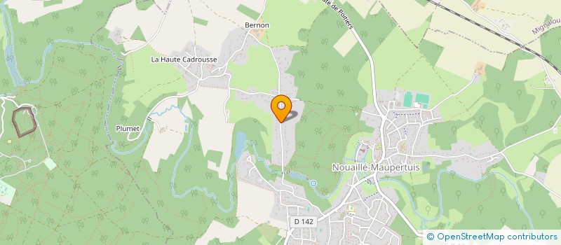 localisation de l'entreprise SCI LA GARENNE  NOUAILLE-MAUPERTUIS