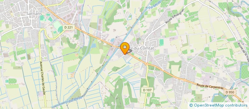 localisation de l'entreprise SCI LA GARENNE  CARPENTRAS