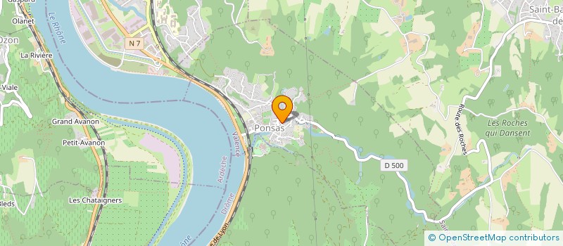 localisation de l'entreprise SCI LA GARENNE  CLAVEYSON