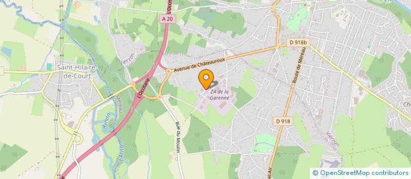 localisation de l'entreprise SCI LA GARENNE  MEREAU