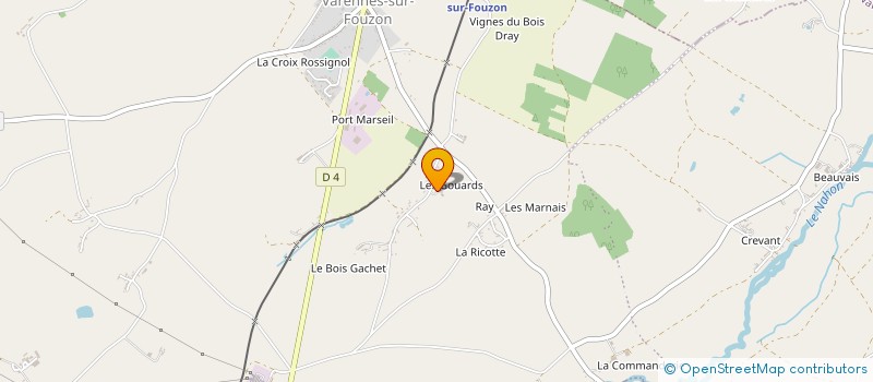 localisation de l'entreprise SCI LA GARENNE à VAL-FOUZON