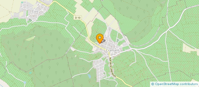 localisation de l'entreprise SCI LA GARENNE 99  CRAMANT