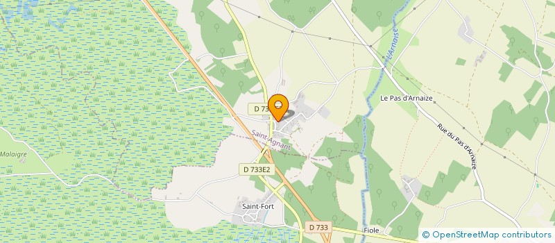 localisation de l'entreprise SCI LA GARENNE DU PUY  CHAMPAGNE