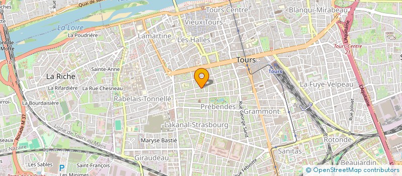 localisation de l'entreprise SCI LA GARENNE DU PUY  TOURS