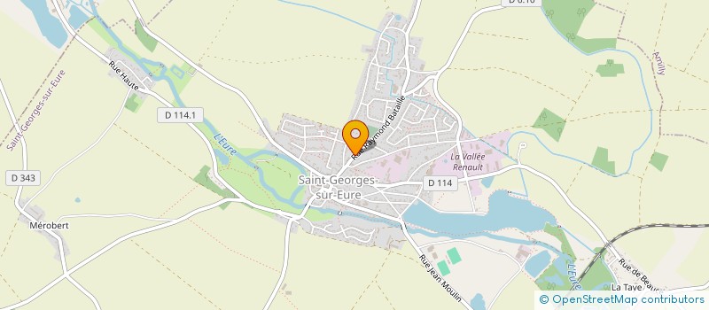 localisation de l'entreprise SCI LA GARGOUILLE à SAINT-GEORGES-SUR-EURE