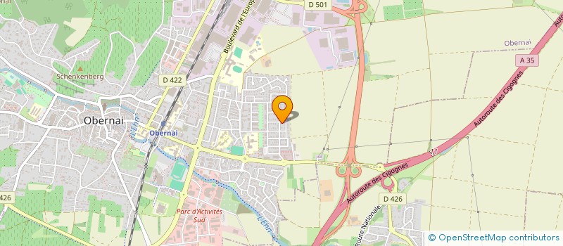 localisation de l'entreprise SCI LA GARIGUE à OBERNAI
