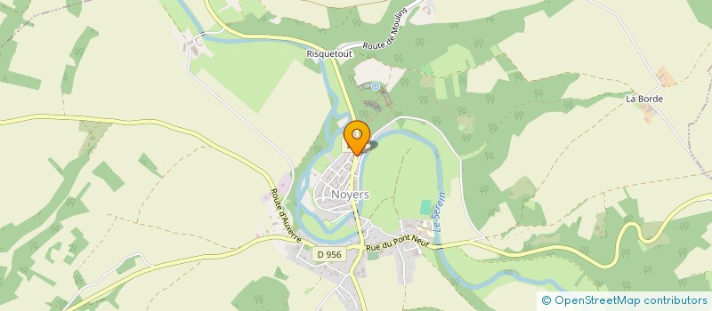 localisation de l'entreprise SCI LA GARIGUETTE à NOYERS