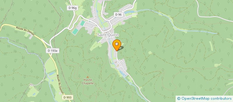 localisation de l'entreprise SCI LA GARINETTE  SAINT-QUIRIN