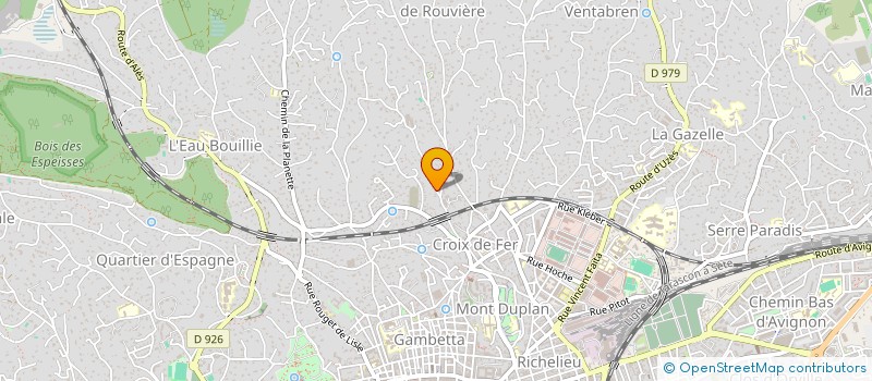 localisation de l'entreprise SCI LA GARNERIE  VIALAS