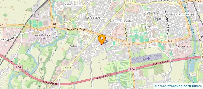 localisation de l'entreprise SCI LA GAROUNERE  ODOS