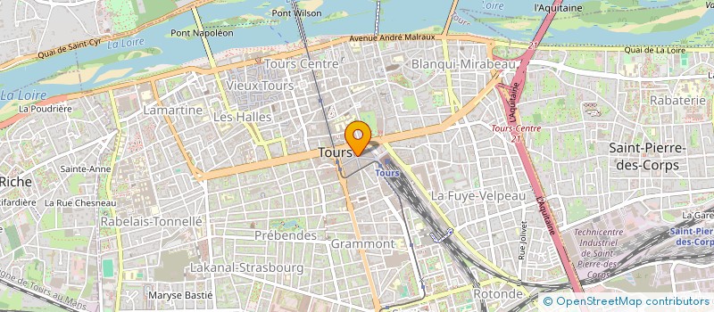 localisation de l'entreprise SCI LA GAROUPE  TOURS