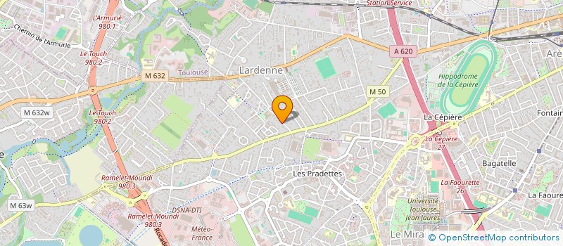 localisation de l'entreprise SCI LA GAROUPE  TOULOUSE