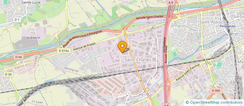 localisation de l'entreprise SCI LA GARRIGOLE à PERPIGNAN