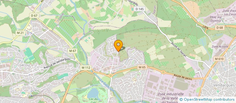 localisation de l'entreprise SCI LA GARRIGUE à LE CRES