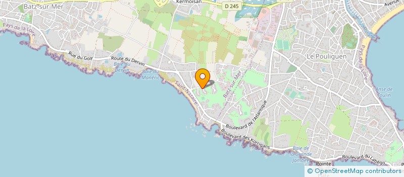 localisation de l'entreprise SCI LA GARRIGUE  BATZ-SUR-MER