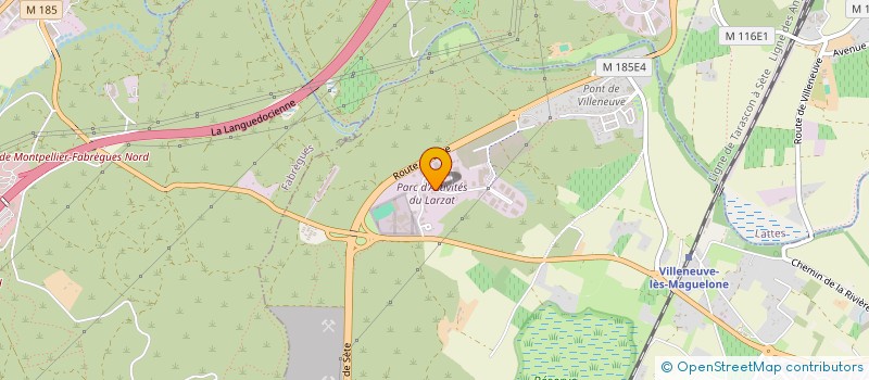 localisation de l'entreprise SCI LA GARRIGUE  VILLENEUVE-LES-MAGUELONE