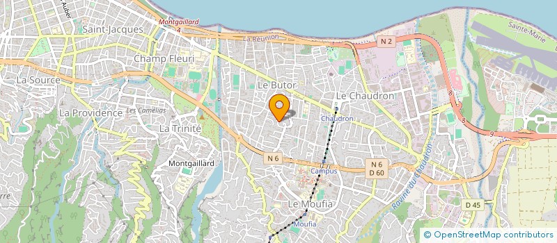 localisation de l'entreprise SCI LA GARRIGUE à SAINT-DENIS