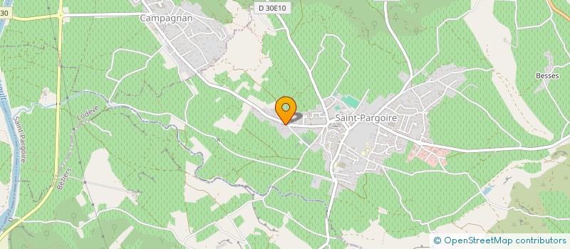 localisation de l'entreprise SCI LA GARRIGUE DE REVEL  SAINT-PARGOIRE