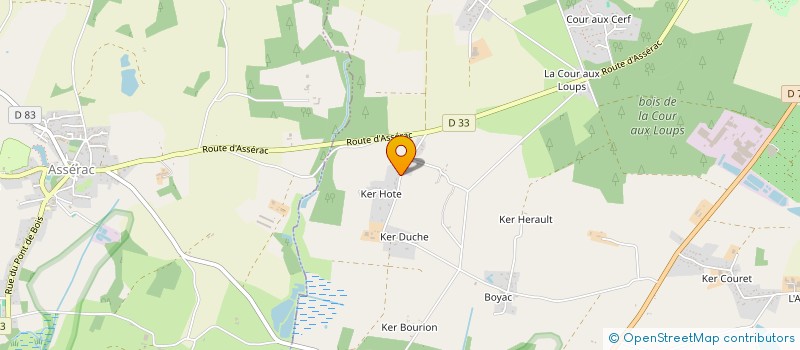 localisation de l'entreprise SCI LA GASSUN à HERBIGNAC