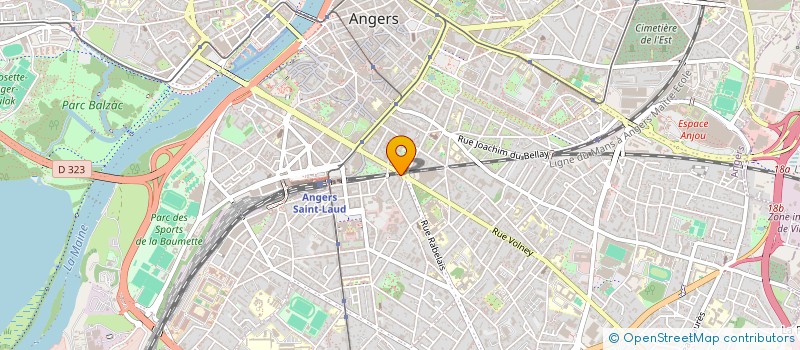 localisation de l'entreprise SCI LA GATELLERIE à ANGERS