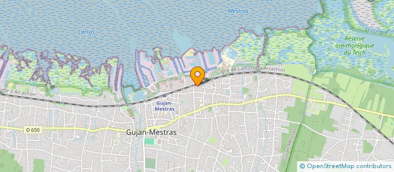 localisation de l'entreprise SCI LA GATICHE  GUJAN-MESTRAS