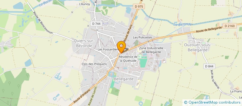 localisation de l'entreprise SCI LA GATINAISE à BELLEGARDE