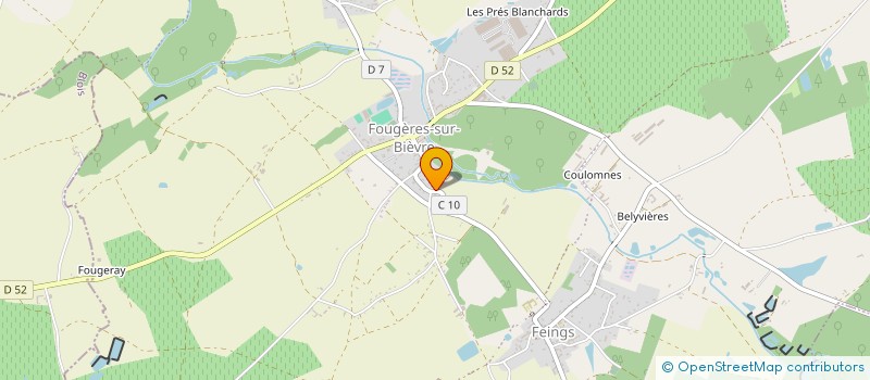 localisation de l'entreprise SCI LA GAUDOIRE  LE CONTROIS-EN-SOLOGNE