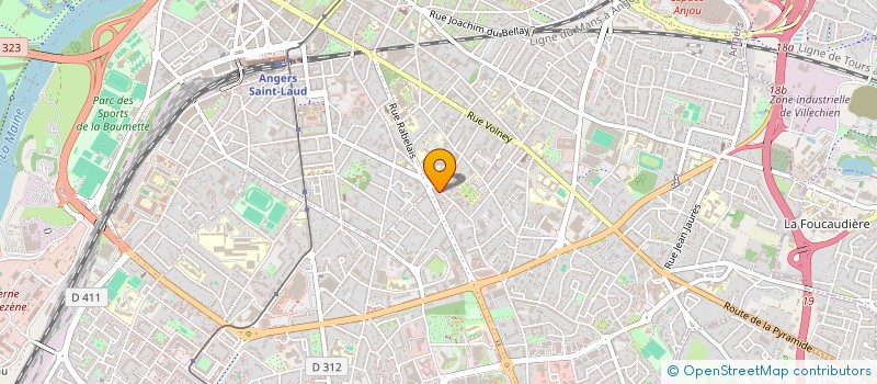 localisation de l'entreprise SCI LA GAUTERIE à ANGERS