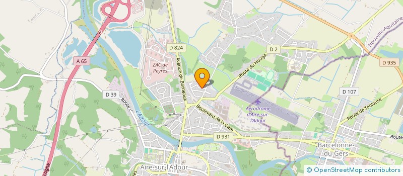 localisation de l'entreprise SCI LA GAVINA  AIRE-SUR-L'ADOUR