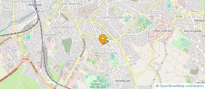localisation de l'entreprise SCI LA GAZELLE  PERPIGNAN