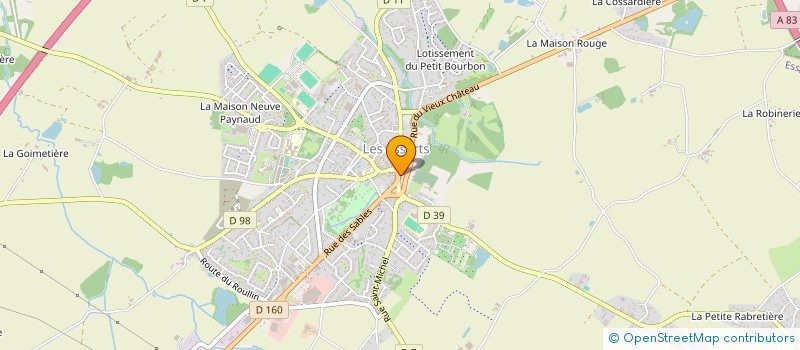 localisation de l'entreprise SCI LA GAZETTE  ESSARTS-EN-BOCAGE