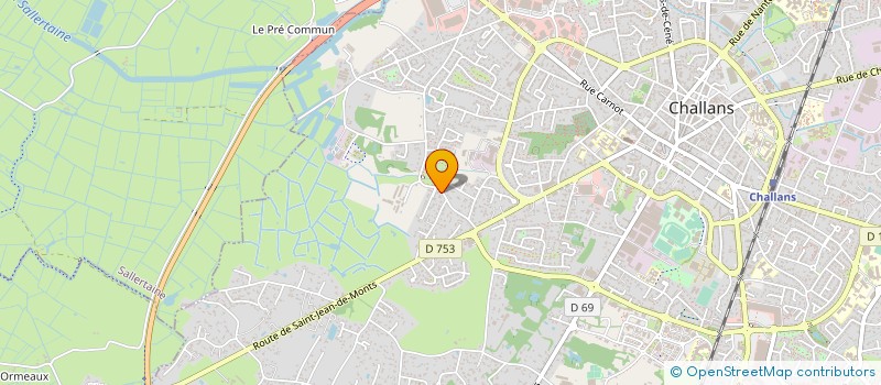 localisation de l'entreprise SCI LA GAZONNIERE à CHALLANS
