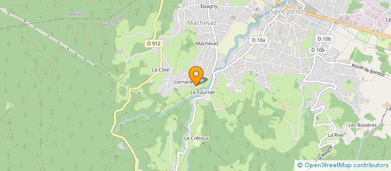 localisation de l'entreprise SCI LA GELINOTTE à SAINT-JORIOZ
