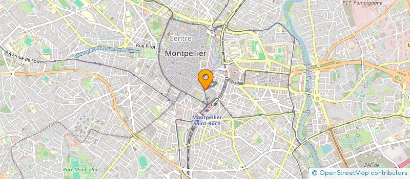 localisation de l'entreprise SCI LA GENDARMERIE à MONTPELLIER
