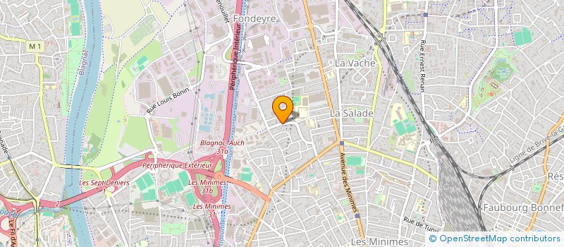 localisation de l'entreprise SCI LA GENERALE D'INVESTISSEMENT à TOULOUSE