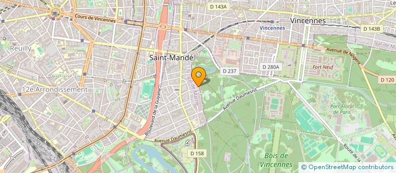 localisation de l'entreprise SCI LA GENERALE DE PROMOTION 27  SAINT-MANDE