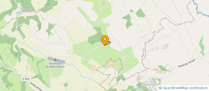 localisation de l'entreprise SCI LA GENESE  PIETS-PLASENCE-MOUSTROU